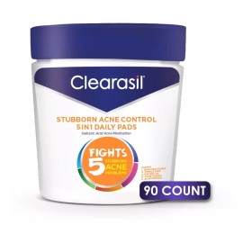 Clearasil Control Del Acné 5 En 1 90 Pads Americano Original