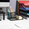 Mind Reader Network Collection Desk Organizer with 3 Compartments, Pen