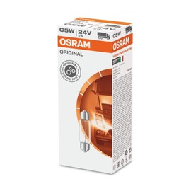 Osram 6423BLI2 lamp, 24V/5W, C5W, SV8,5-8, in double blister