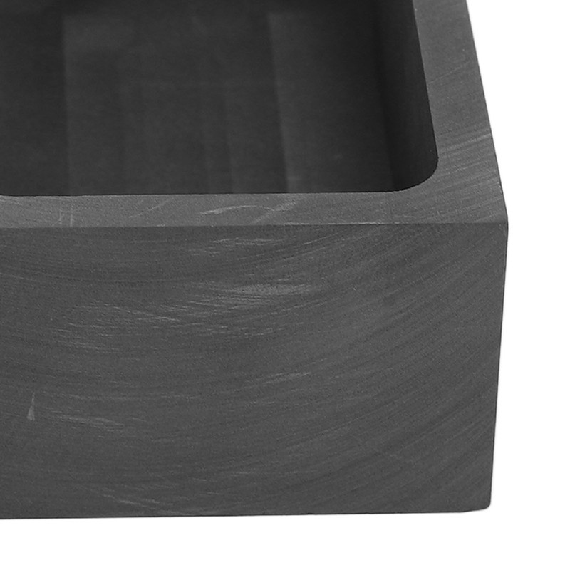 Rectangular Graphite Ingot Mold Jewelry Metal Refining Crucible for Melting