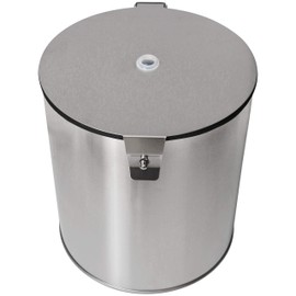 Monkey Movement Stainless Steel Wall Mount Wipe Dispenser (Round) - Fits Wipes on Rolls - Perfect for Fitness Clubs, Schools / Daycares, Commercial and Residential Facilities