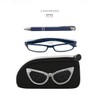 ELEGANCE-E Glasses Case, Glasses Case, Sunglasses Case, Soft, Slim, Stylish,