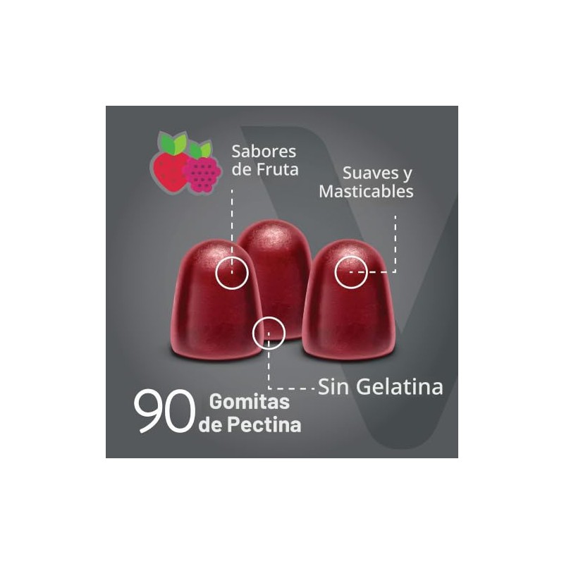 Viteey - Gomitas prebióticas de fibra para adultos, 7 g