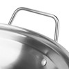 MUKCHAP 4 Pack 22cm Balti Serving Dishes, Silver Indian Curry