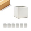 WGV Ceramic Cube Vase Bulk Width 6.5" Height 6" (Fits