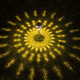 GIGALUMI 8 Pack Solar Pathway Lights, Solar Garden Lights Outdoor Warm White, Waterproof Led Path Lights for Yard, Patio, Landscape, Walkway (Stainless Steel)