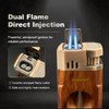 Cigar Lighter, Super Dual Jet Flame, All-in-One Lighter with V