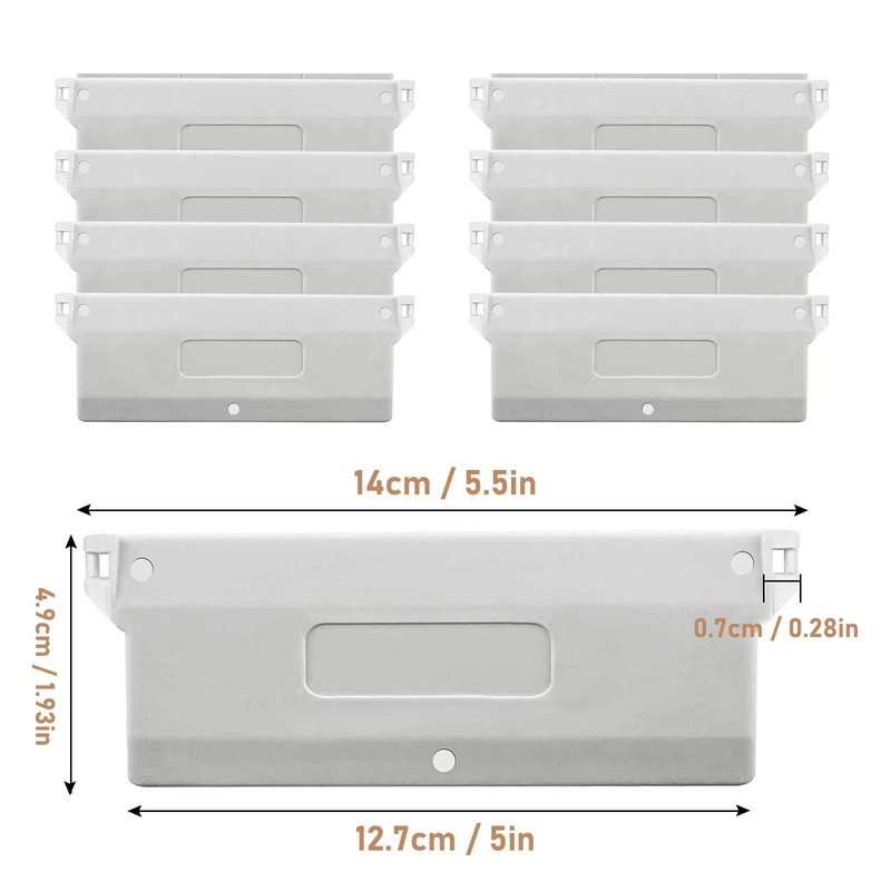 YSOOUA Pack of 12 Slat Curtain Weight Plates 127 mm