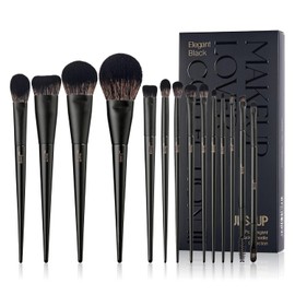Jessup Brochas de Maquillaje,14 Piezas Set de Brochas de Maquillaje,Brochas de Base Kabuki,Pinceles Maquillaje Ojos,Sombra de Ojos,Corrector, Polvo,Delineador de Ojos,Ceja,Difuminar Brocha,T336