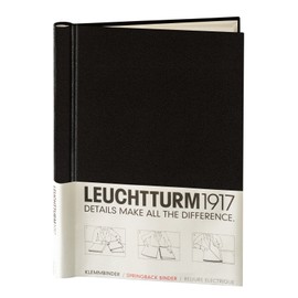 LEUCHTTURM1917 - PEKA Springback Binder (Black) - Holds 150 Sheets of Paper