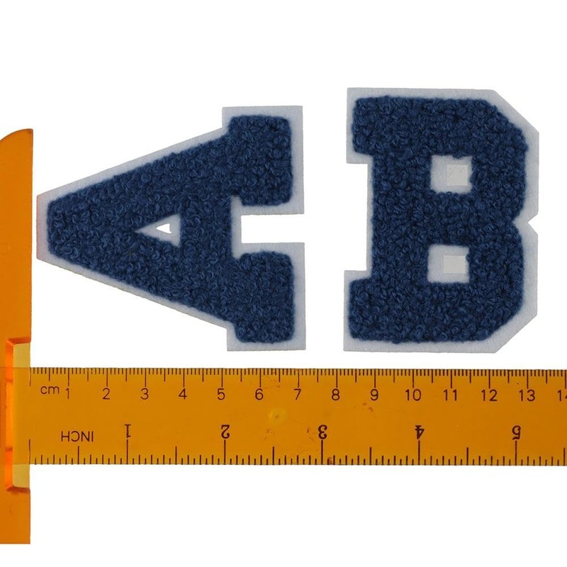 YYlingx 26 Pcs Chenille Letter Patch, Alphabet A-Z Iron on