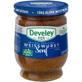 DEVELEY Original Münchner Weisswurst Mustard, 250 ml