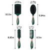 Set de Cepillos para Cabello 4 Piezas – Cepillo Acolchonado,