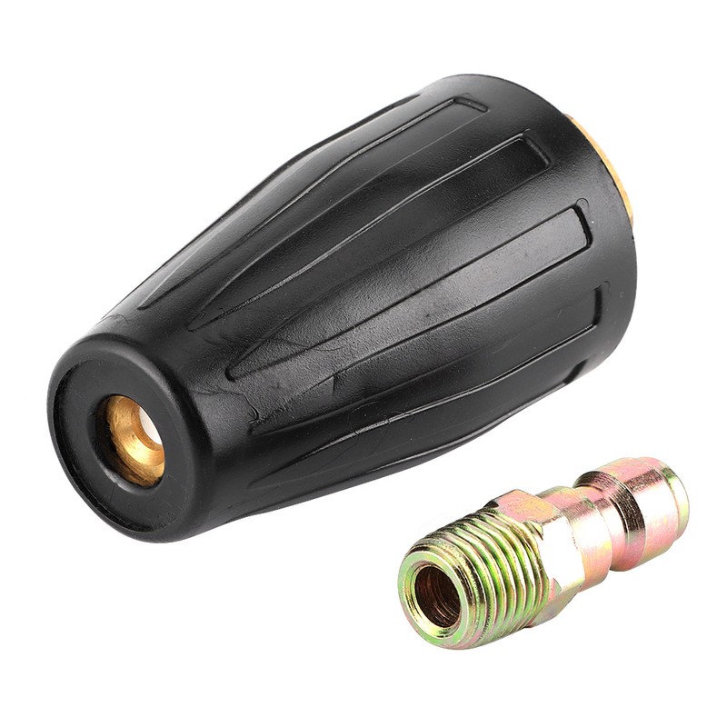 High Pressure Washer Turbo Nozzle 3600PSI 1/4in Rotating Spray Tip