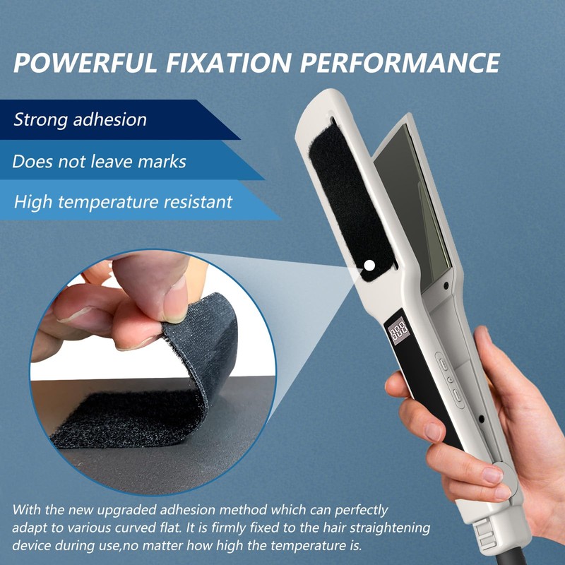 TopHand TopHand Flat Iron Comb Attachment Clip On, 500 Degrees