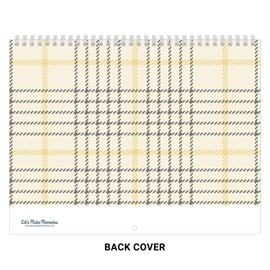 Let's Make Memories Personalized Photo Calendar - Custom 2025 Calendar - 8.5"x11" - Matte Finish - Spiral Bound - Photo Wall Calendar - Upload Your Photos - Family Name