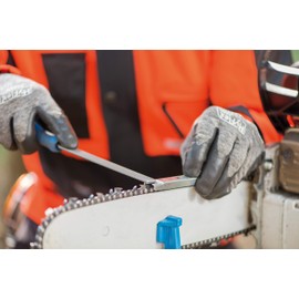 PFERD Replacement Depth Gauge File for the CHAINSHARP CS-X Chain Saw Sharpener, 1 pc. | 8 inch, second cut | 17310 - rectangular file with two cut sides