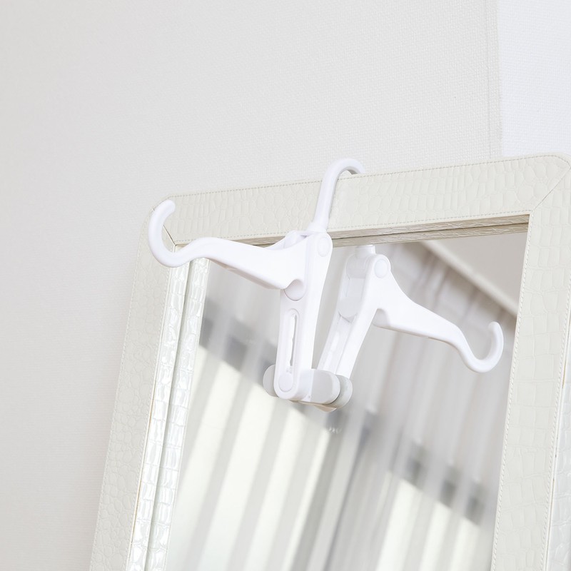 Aisen Laundry Hanger, Gray, 5.9 x 1.2 x 9.8 inches