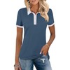 LOMON Womens Golf Polo Shirts Quick Dry Short Sleeve Tennis