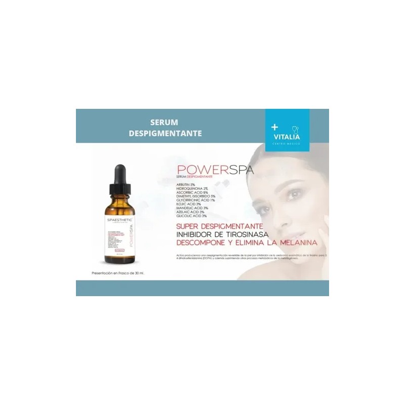 Powerspa Suero Aclarante De 30 Ml Spaestetic