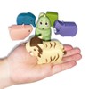 JAYSRIS Bath Animals Toy without Holes (6 Pieces), Bath Toy
