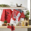 Douceur d'Intérieur Like a Chef Tea Towel, Red, 50 x