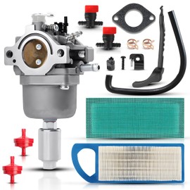 D110 LA105 Carburetor Carb Replacement For John Deere D105 LA115 D100 LA125 LA110 697203 JS40 L1742 1742HS S17 Lawn Tractor w/ 17hp 19hp 21hp Engine Nikki 697203 594593