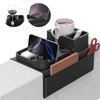 Couch Arm Cup Holder CLESOO Couch Arm Tray Anti-Slip Couch