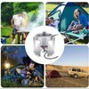 RICISUNG Windproof Boards, Windscreen, Camping, Foldable, Aluminum, 10 Pieces, Lightweight,
