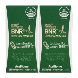 Ace Biome BienSlim Pro Diet Lactobacillus BNR17PRO Kim Hee-seon Breast Milk Derived 30 capsules x 2 boxes / 비에날씬 프로 다이어트 유산균 BNR17PRO 김희선 모유유래 30캡슐 x 2박스