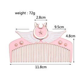 Sailor Moon Comb, Cute, Metal, Smooth Finish, For Beauty Salons, Home Use, Cosmetics, Moe Goods, Stylish Present