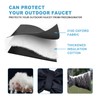 Vazioyar Vazioyar Outdoor Faucet Covers, Waterproof Pipe Insulation Hose Cover