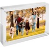 EKINIYAR 5x7 Acrylic Picture Frames, 20% Thicker Block, Clear Picture