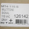 Wheelock Mt4-115-S Mt4-115 Gray Indoor Wall Mount Multitone Audible Signal