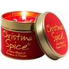 Lily-Flame Christmas Spice Tin, Red, 7.7cm l x 7.7cm w