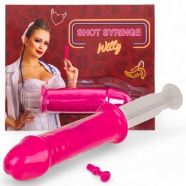 MIJOMA Shooter Syringe Shape 40ml 14cm Jello Shot Syringe Leakproof & Reusable Food Grade Material for Stag Night Birthday Party