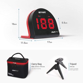 NET Playz Baseball Radars, Speed Sensors Training Equipment (Hands-Free Radar Guns, Pitching Speed Guns | Baseball Gifts, High-Tech Gadget & Gear for Baseball Players, Black (NIS022132043)