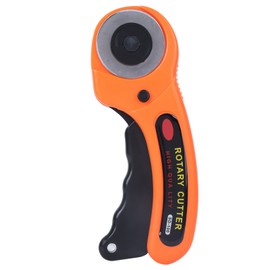 Rotary Cutter 45mm, Rotary Cutter Steel Rotary Cutter Quilters Sewing for Cutting Paper Fabric Leather Cloth Plastic