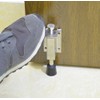 Stainless Steel Door Stopper Spring Loaded Telescopic Step On Door