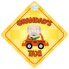 Grandad's Taxi Car Sign Funny Novelty Gift/Present Baby on Board