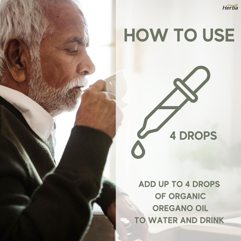 Herba Herba Organic Oregano Oil Drops - 30ml (1 fl