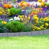 Relaxdays 10-Piece Border for Flower Beds, Stone Look, H x