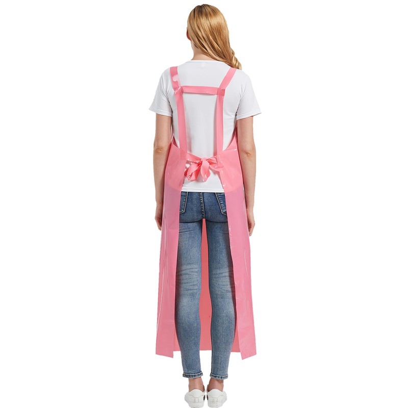 Nanxson Unisex Apron TPU Waterproof Apron H-shaped Shoulder Strap Work