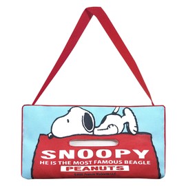 Meiho Snoopy Tissue Case, Red, SN280, W 9.6 x D 2.6 x H 4.9 inches (24.5 x 6.5 x 12.5 cm)