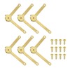 PATIKIL Lid Support Hinge 2.7" x 0.3", 6 Pack Metal