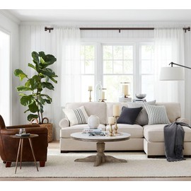 WORLD RODS Modern Curtain Rods for Windows 18 to 88 Inches, 1 Inch Metal Drapery Rods, Adjustable Long Single Curtain Rod for Living Room Bedroom, Crimson Black, with Three-Groove Aluminium Finials