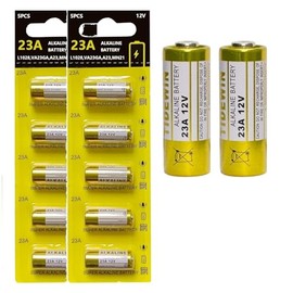 10-Pack 23A 12V Battery A23 23a Alkaline Battery Leak-Proof Design for Security Systems Garage Door Openers and Keyless Entry