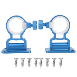 Creacom Fishing Box, Tackle Box, Pole Holder, Heavy Duty, Rust Resistant, Durable, Convenient, Easy Installation, Umbrella Stand, Rod Stand, Rod Stand, Holder for Fishing, Stand, Fixed, Rod Stand, 2