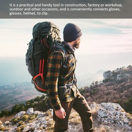 M METERXITY 2 Pack Glove Clips - Grabber Clip Holder Gloves Keeper Clamp Grabber Catcher Apply to Worker Construction Belts Helmets(Pink)