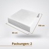 PimPam Factory Washable Cotton Mattress Topper 80 x 190 cm